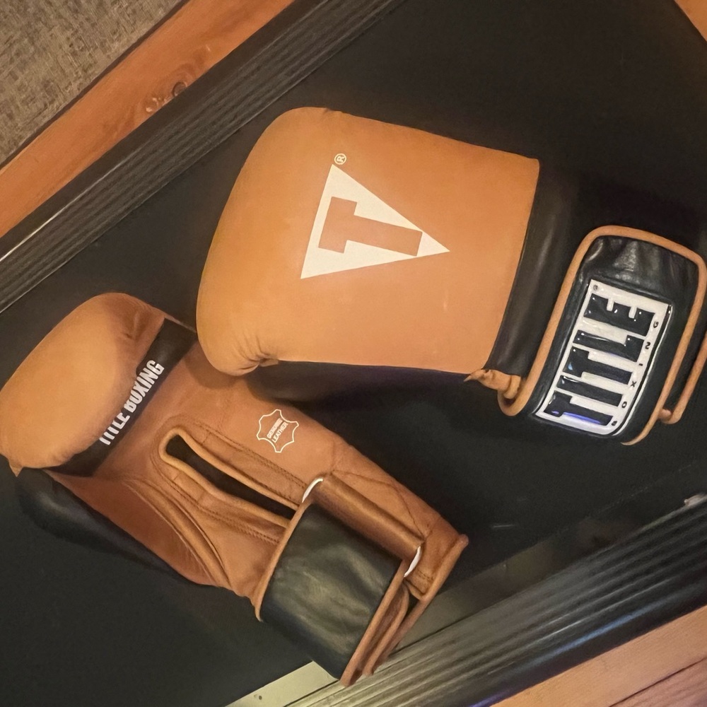 title boxing gloves.  like new!
